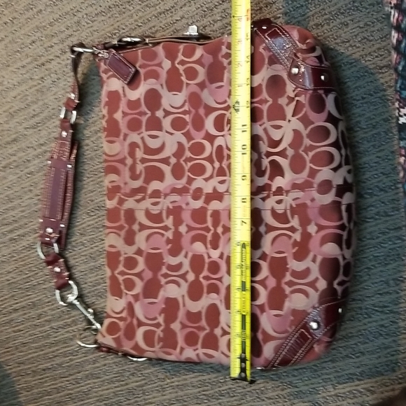 Coach Burgundy Purse - Picture 11 of 16